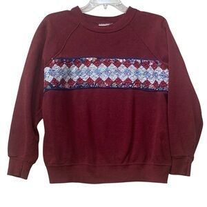 BASSETT WALKER vintage Grannycore granny square quilt appliqué pattern size L